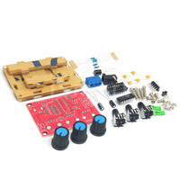 Function Signal Generator DIY Kit Sine/Triangle/Square Output 1Hz-1MHz Signal Generator Adjustable Frequency Amplitude XR2206