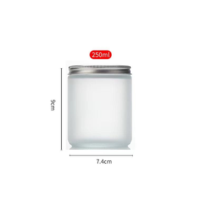 Bocaux en verre transparent pour bougies de 100 ml à 500 ml avec étiquette personnalisée, bouchon à vis en aluminium et sérigraphie pour la fabrication de bougies - Product Image 4