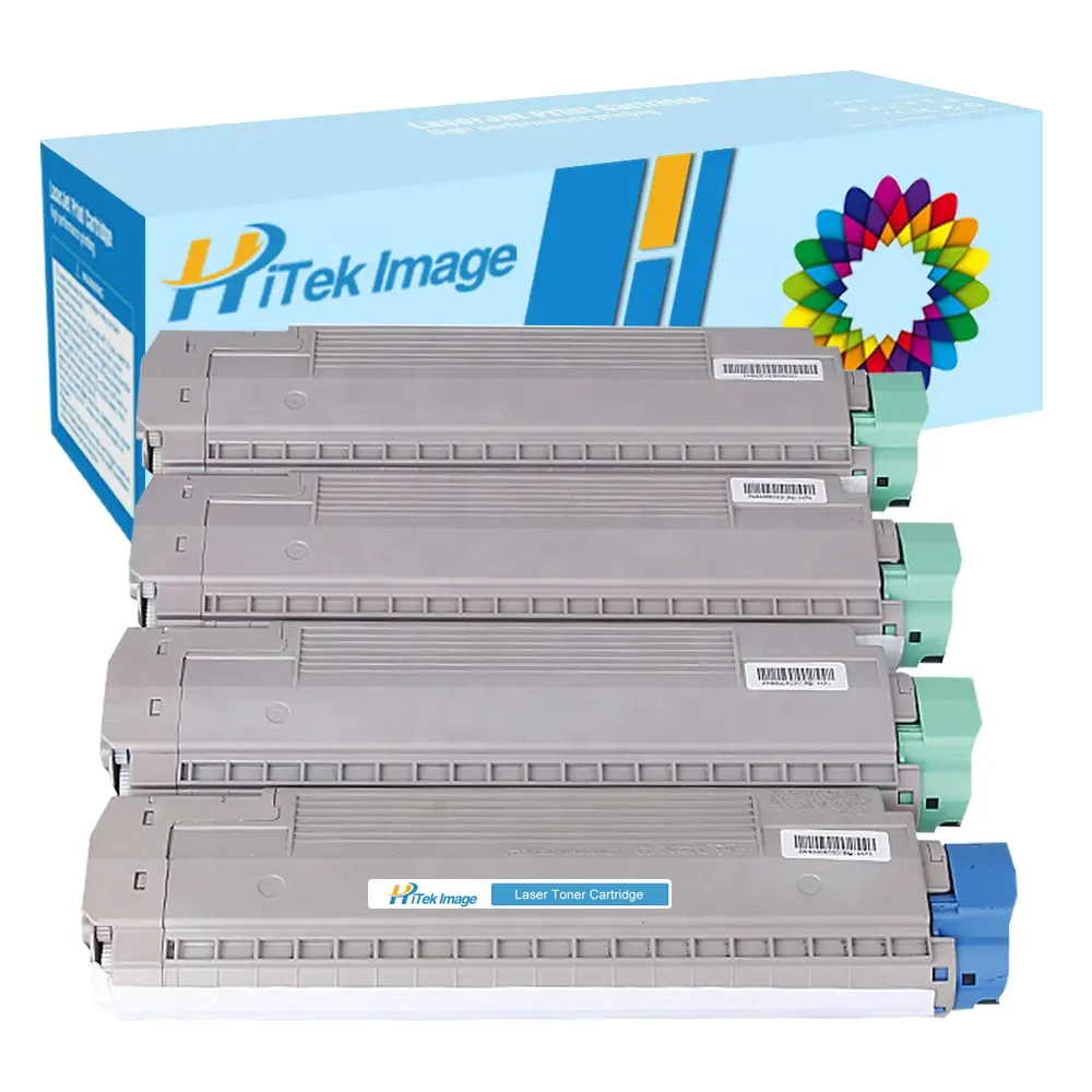 HITEK OKI C824 824 C824K Kartrid Toner, Kompatibel untuk C834 C844 C834NW C834DNW C844DNW Printer Warna