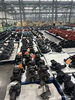 Motor de traslación hidráulico para excavadora Sany, transmisión final, brida mecanizada de precisión, 20 orificios para tornillos, carcasa de fundición de alta resistencia para oruga