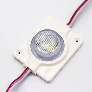 3535 cor branca nova dc12v 24v 3w 1chip módulos de luz de fundo ip68 injeção interior alta potência única 1 led módulo com lente