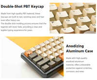 Skyloong Keyboard QMK, papan ketik mekanik 60% GK61 Pro dapat ditukar 60 persen, 60% Gaming berkabel