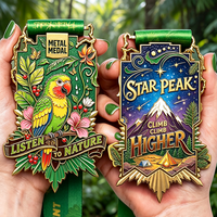 Concevez votre propre médaille de marathon en métal avec logo sportif, médaille personnalisée en alliage de zinc