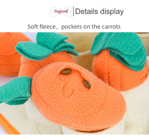 Jouet à mâcher pour animaux de compagnie en promotion – Jouets de puzzle écologiques pour chiens, idéaux pour l'entraînement, carottes de luxe et pour chats agressifs - Product Image 6