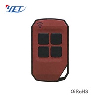 Télécommande universelle sans fil YET2129 433Mhz à 4 boutons avec code d'apprentissage pour portail automatique et contrôle de porte