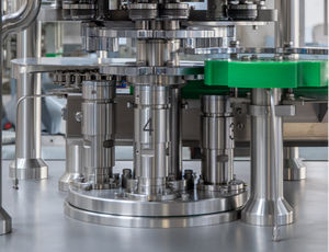 Secondhand tự động điện Độ chính xác cao nhựa nước giải khát điền máy cho nước trái cây dầu nước Dây chuyền sản xuất động cơ Túi - Product Image 3