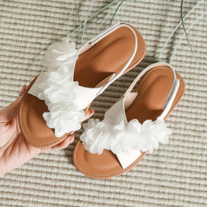 Sandales d'été transfrontalières pour filles, nouvelle mode 2026, pour jeunes et grandes filles, plates, pour étudiantes - Product Image 6