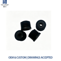 Haochuan Composant d'étanchéité en caoutchouc NBR FKM EPDM, soufflet en silicone pour ventouse industrielle personnalisée, joint anti-poussière