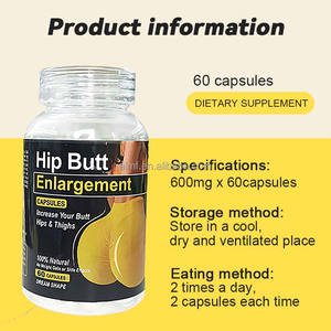 %100 Doğal Yetişkin Kalça Basen Bacak Büyütme 60 Kapsül Yan Etkisi Yok Hızlı Sonuç Kalça Büyütme Kapsülleri - Product Image 4