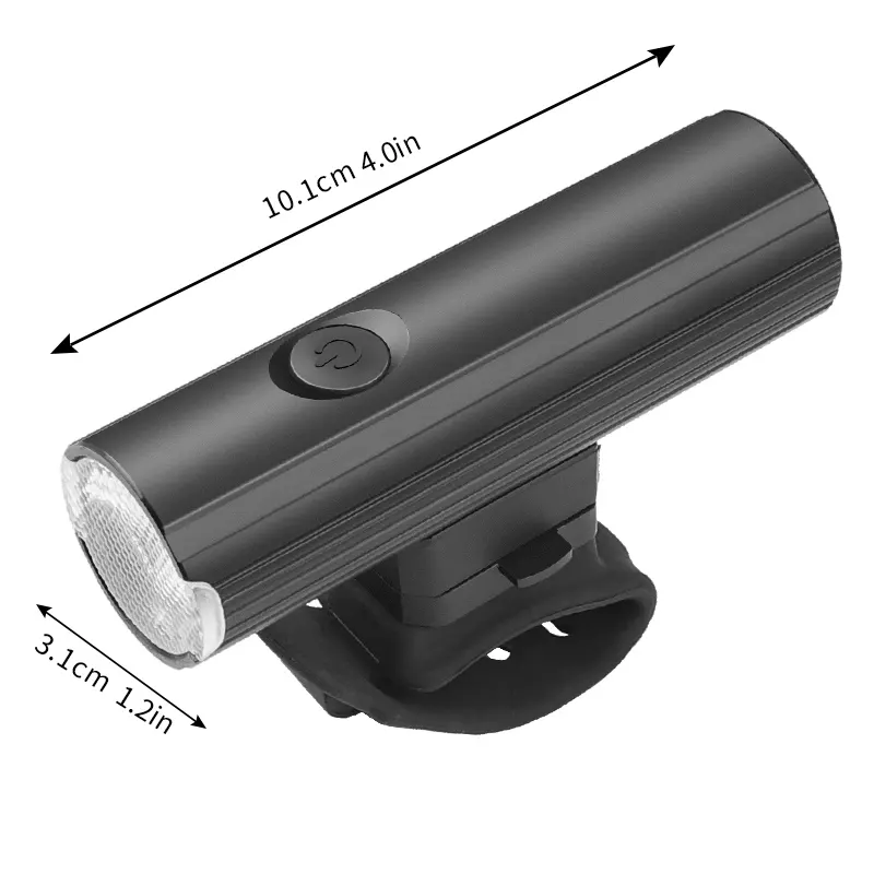 Conjunto de luz recarregável USB LED para bicicleta de estrada MTB luz de segurança para bicicleta e ciclismo