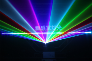 ไฟเลเซอร์สำหรับเวที10W RGB สีเต็มรูปแบบควบคุมแสง ILDA สำหรับดีเจปาร์ตี้ภาพเคลื่อนไหวคริสต์มาสกลางคืนดิสโก้คลับคลับไนท์คลับคลั่ง - Product Image 4