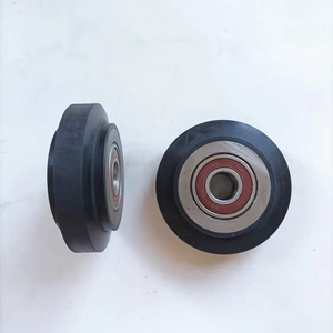 Piezas de elevación de rodillos de guía de alta velocidad 100*34*6204 rueda de ascensor OD100mm W34mm rodamiento escalera mecánica repuestos para ascensor escalera mecánica - Product Image 1