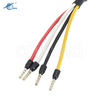 Connecteur M12 4 broches, câble électrique industriel circulaire, fiche mâle, étanche IP67, faisceau de câbles, connecteur