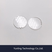Plaque de substrat en verre de quartz transparent à rainures en coin, surface polie, modèle YunL-W13, stock usine, pour laboratoire