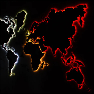 2025 Gỗ Bản Đồ Thế Giới Tường Trang Trí Nội Thất 3D Bằng Gỗ Bản Đồ Thế Giới Câu Đố Trang Trí Nội Thất Bản Đồ Nghệ Thuật Biểu Tượng Tùy Chỉnh Với Ánh Sáng Trang Trí Nội Thất - Product Image 5