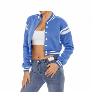 Meilleures vestes bomber personnalisées pour femmes 2024, vestes de baseball tendance, vêtements de rue, coton, laine, design respirant, personnalisable - Product Image 1