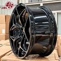 Jantes en alliage d'aluminium forgé monobloc de 16 à 24 pouces, neuves, noir brillant, 5x112 5x114.3 5x120, pour BMW Mercedes Audi