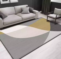 Tapis Moderne en Polyester pour Salon 2026 Nouveau Tapis de Sol Anti-Statique Lavable pour Canapé Chambre Haut de Gamme Étanche pour Table Basse