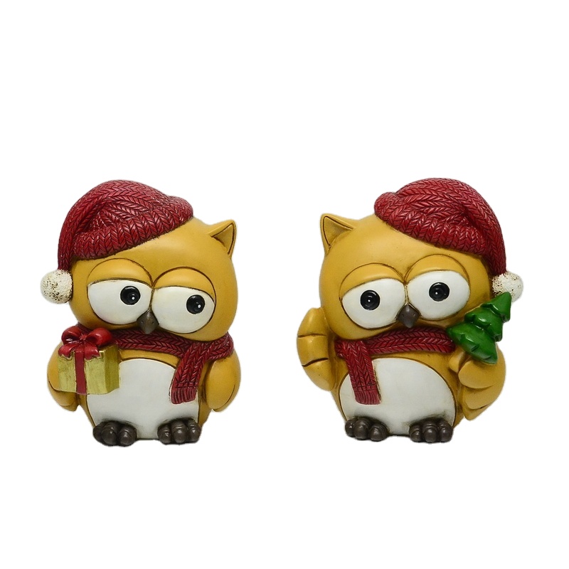 Рекламные рождественские украшения ручной работы, подвесные украшения в виде совы, Рождественское украшение для новогодней елки