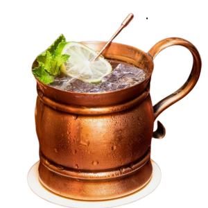 Mule de Moscou fini brillant tasses tasse en cuivre avec poignée en métal approvisionnement d'usine boissons réfrigérées tasses à cocktails - Product Image 5