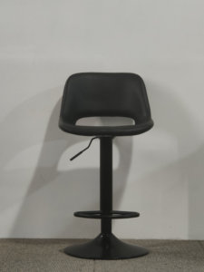 Taburete de Bar Giratorio 360 Grados, Directo de Fábrica, con Asiento Tapizado en PU, Ajustable, con Reposapiés, para Hogar, Bar, Cafetería y Uso en Exteriores - Product Image 5