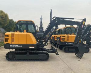 Excavadora Hidráulica de Ruedas Modelo Nuevo de 6 Toneladas HX60PRO en Oferta - Product Image 3