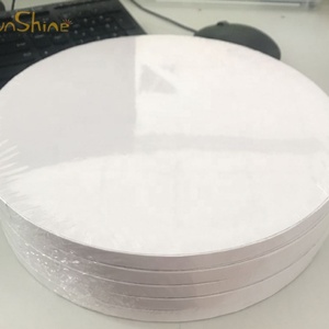 Wholesale Price High Quality <b>White</b> Corrugated Board Ring Cake Drum Board - Product Image 1
