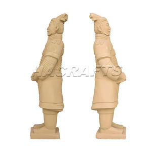 Esculturas <span class=keywords><strong>de</strong></span> <span class=keywords><strong>Guerreros</strong></span> <span class=keywords><strong>de</strong></span> <span class=keywords><strong>Terracota</strong></span> <span class=keywords><strong>de</strong></span> Tamaño Real, <span class=keywords><strong>Color</strong></span> Arcilla Antigua, Decoración <span class=keywords><strong>de</strong></span> Jardín para Exteriores, Suministradas por Fábrica, en Venta - Product Image 1