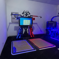Machine de jeu de parc à thème Infinity VR, simulateur VR, plateforme de marche dans l'espace, plateforme debout VR avec tir pour adultes
