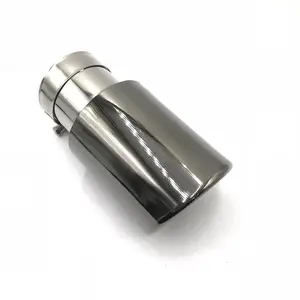 Phổ xe exhaust tip 304 thép không gỉ đốt Đen Muffler Ống hệ thống ống xả cho BMW E90 E46