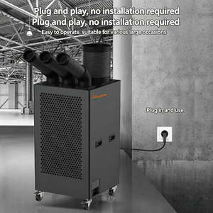 Custom Powder Coated Metal Casing Digital Control Mobile Air Conditioner Portable Industrial AC With Smart Factory Low Investmen - Product Image 4