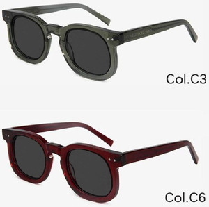 Vicente Custom Men's Fashion Gafas de Sol de alta calidad azul grueso polarizado Tac Vintage/Vacuum Glass White PC Frame colores personalizados - Product Image 4