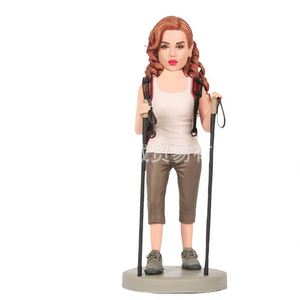 Cadeau de mariage personnalisé pour partenaire, poupée bobblehead en poterie douce faite à la main, version Q, poupée en argile personnalisée, amour - Product Image 3