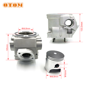 Kit de Cilindro de 2 Tiempos OTOM para Motocicleta Bloque de Cilindro Pistón Junta Anillo de Pistón para YAMAHA DT230 LONCIN MT250 <span class=keywords><strong>GPX</strong></span> TSE250R - Product Image 2