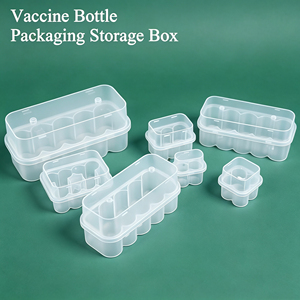 SUNSHING Caja de Plástico para Viales de Vacuna de 3 ml, Estuche para Botellas Cillin, Soporte para Viales de Insulina de 5 ml, Caja Transparente para Botellas de Polvo Liofilizado de 10 ml - Product Image 2