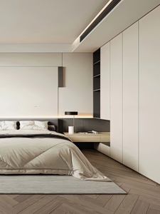 Contemporary <strong>Wardrobe</strong> with Hinged Doors Multiple Storage Options Modern Design - Product Image 2