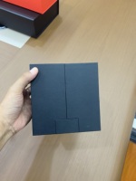 Emballage d'huile de Cologne en feuille d'or haut de gamme personnalisé bouteille en verre boîte de parfum cadeau en papier LED à double porte ouverte avec insert en EVA