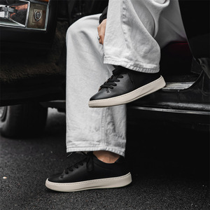 Nouvelles chaussures décontractées pour hommes, style coréen simple, printemps-été, semelle souple, chaussures basses, mode polyvalente, chaussures blanches - Product Image 4