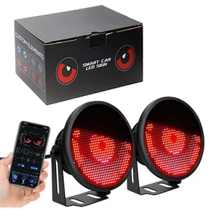 Fari Fendinebbia LED per Auto con Controllo App, Luci Decorative Atmosferiche Occhi del <span class=keywords><strong>Diavolo</strong></span> Dinamici - Product Image 1
