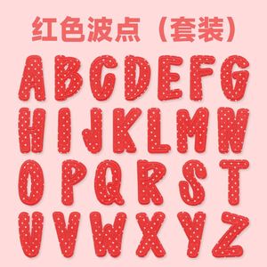 สติกเกอร์ติดเอง ลายปักทวิลล์ ลายจุดหลากสี ตัวอักษรปัก สำหรับเสื้อผ้า เคสมือถือ กระเป๋าเรียน หมวก หนังสือ ของตกแต่ง - Product Image 6