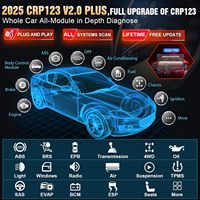 2025 nuevo modelo LANCH CRP123 V2.0 PLUS herramienta de escaneo de todo el sistema con 3 reinicio OBD2 escáner herramienta de diagnóstico para actualización gratuita de por vida