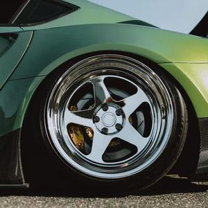 Five-spoke18จานสีเงินชุบโครเมียมแบบลึก19 20 21 22 5x114 3/5x12 0/5x11 2/5x108ล้อปลอมแปลงสำหรับ GTI amggt GLS GLA Rs6 Rs5 A4 - Product Image 1