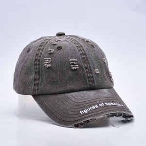 Gorra de Béisbol Bordada Informal Sin Estructura, Gorra de Béisbol Desgastada, Gorra de Béisbol Lavada - Product Image 3