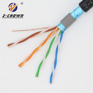 100% Cuivre ascenseur voyage <span class=keywords><strong>coaxial</strong></span> rapide ethernet vitesses faible perte isolé pvc cat6 fournisseurs Câble UTP - Product Image 3