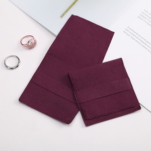 Bolsas de Joyería de Microfibra de Terciopelo con Logotipo Personalizado al por Mayor, Bolsas de Regalo de Moda para Exhibición - Product Image 2