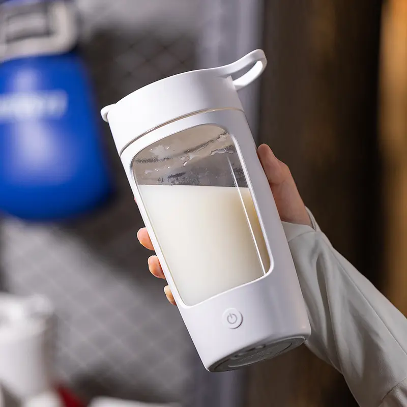Mezclador automático de proteína en polvo CL572, taza de agua para Fitness, mezclador de botellas, portátil, para café, leche, agitador, 650ml
