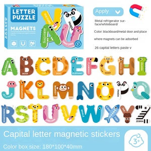 <span class=keywords><strong>Jeu</strong></span> de puzzle magnétique numérique en anglais sur les animaux pour l'éducation précoce <span class=keywords><strong>des</strong></span> enfants - Product Image 6