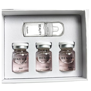 Serum PDRN Private Label Micro Ampoules Salmon NDA dengan Asam Hialuronat dan Peptida untuk Perbaikan Kulit, Cairan Anti-Kerut untuk Wajah - Product Image 1