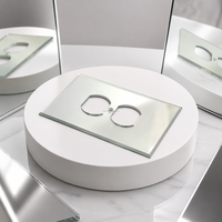 Cache de protection en acrylique anti-poussière et étanche IP44 10A 20A, panneau PMMA haute dureté pour interrupteur d'équipement