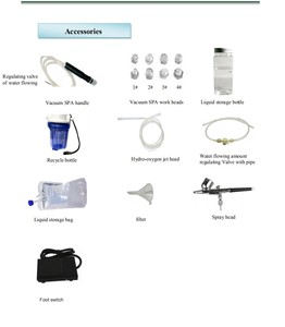 3 en 1 verticale hydra dermabrasion de l'eau de peau de jet d'oxygène machine faciale pour les soins de la peau - Product Image 2